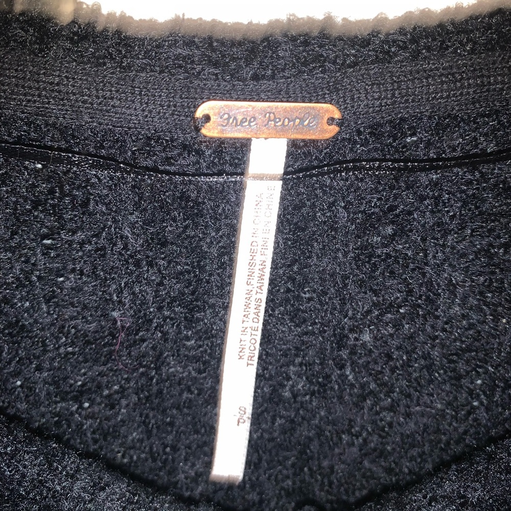 Free People Black Sweater - Picture 2 of 7